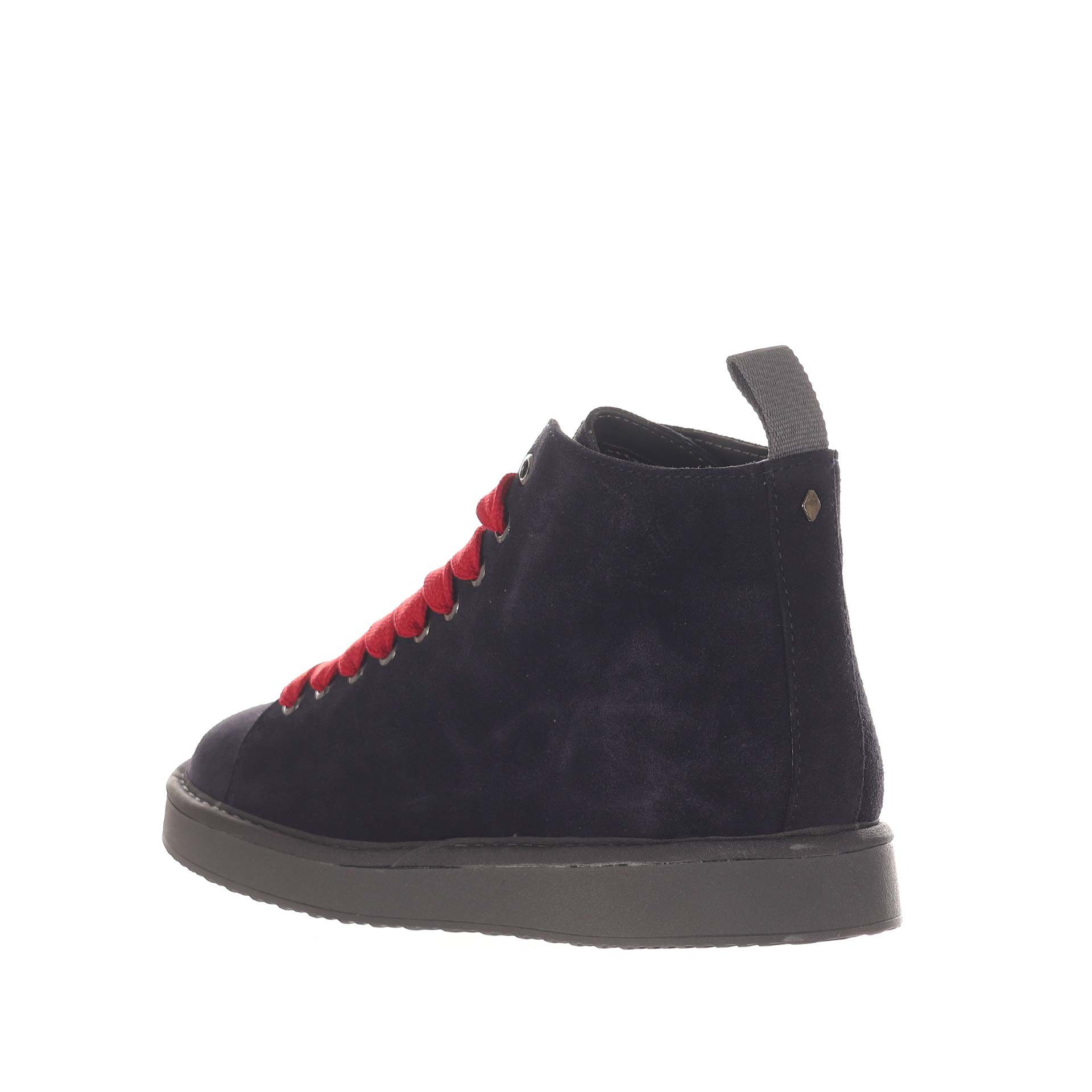 Panchic p01 ankle boot in suede da uomo