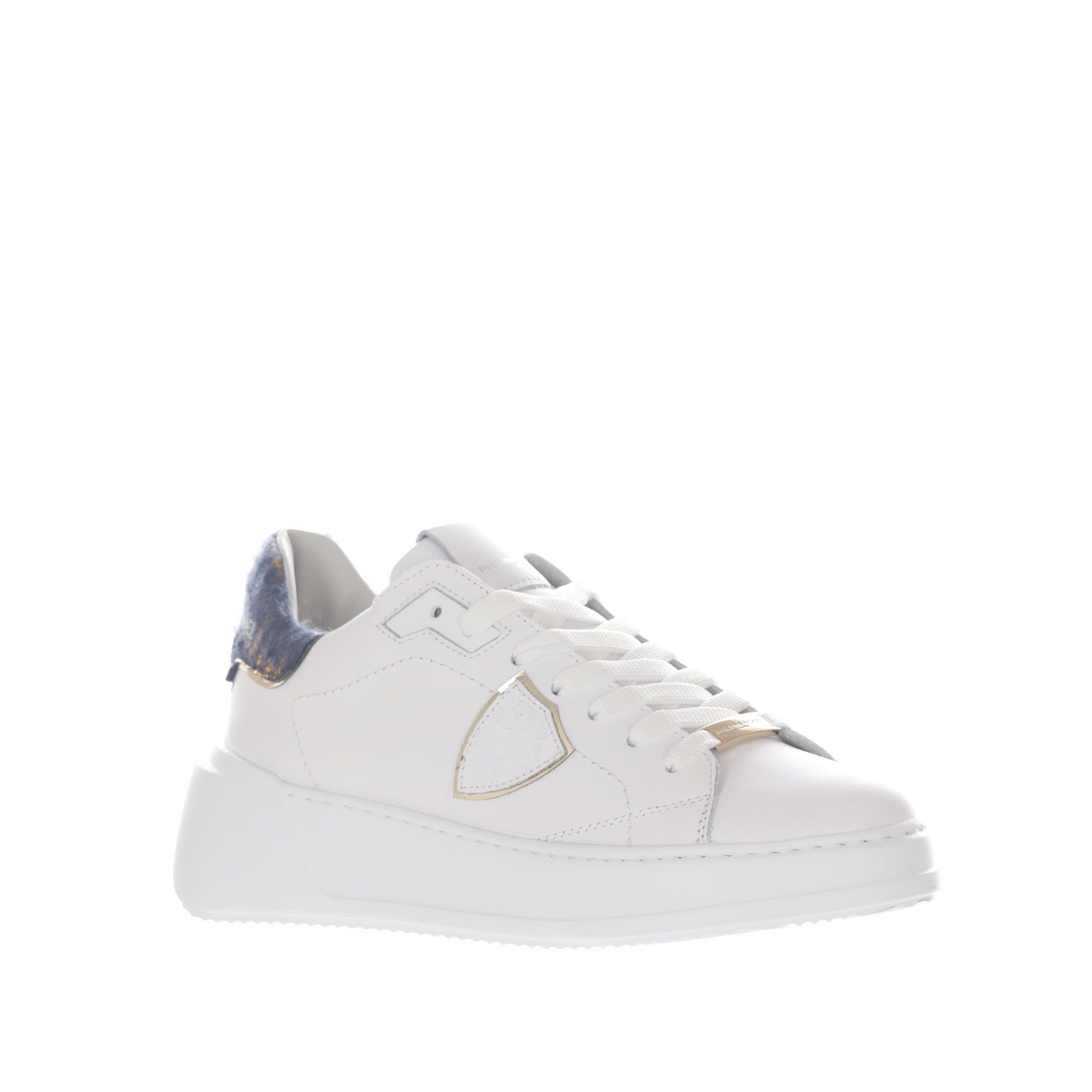 Philippe model sneaker tres temple in pelle da donna