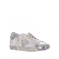 Philippe model sneaker paris x low in pelle con borchie da donna