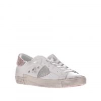 Philippe model sneaker paris x low in pelle e ciniglia da donna