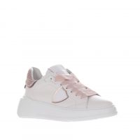 Philippe model sneaker tres temple in pelle e ciniglia da donna