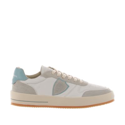 Sneaker nice low in pelle e camoscio